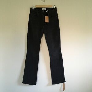 NWT Reformation Peyton High Rise Bootcut Jeans Sz 29 Erie Black Organic Cotton